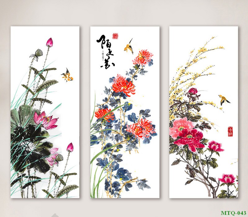 Tranh tứ quý MTQ-043